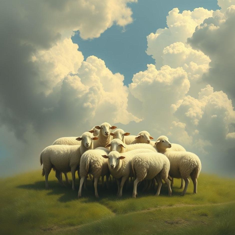 Dream : Saving a flock of sheep in a dream