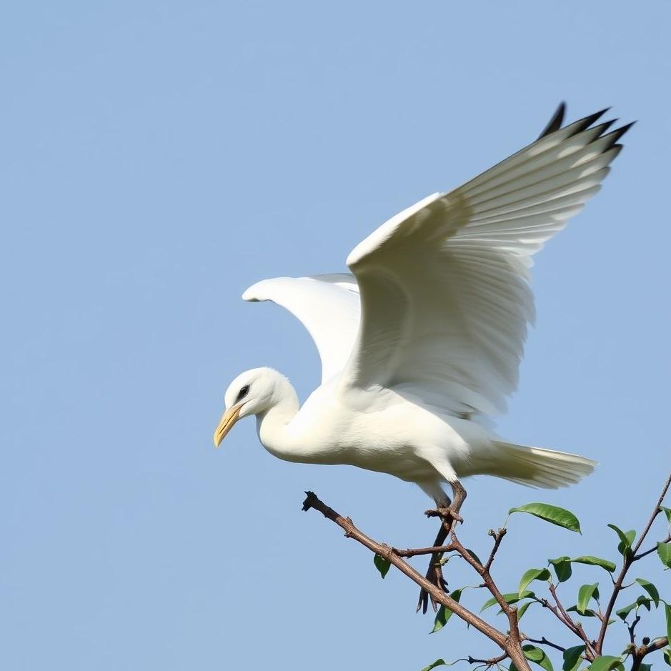 Dream : Saving a white bird 