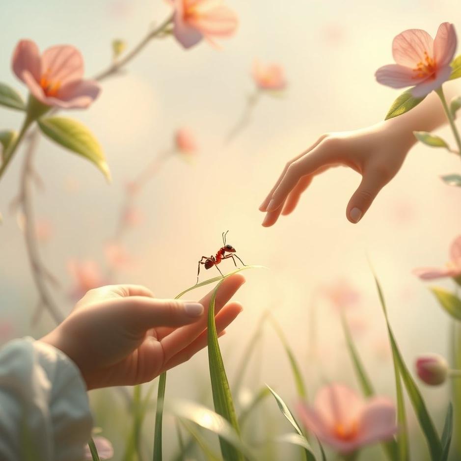 Dream : Saving an ant in a dream