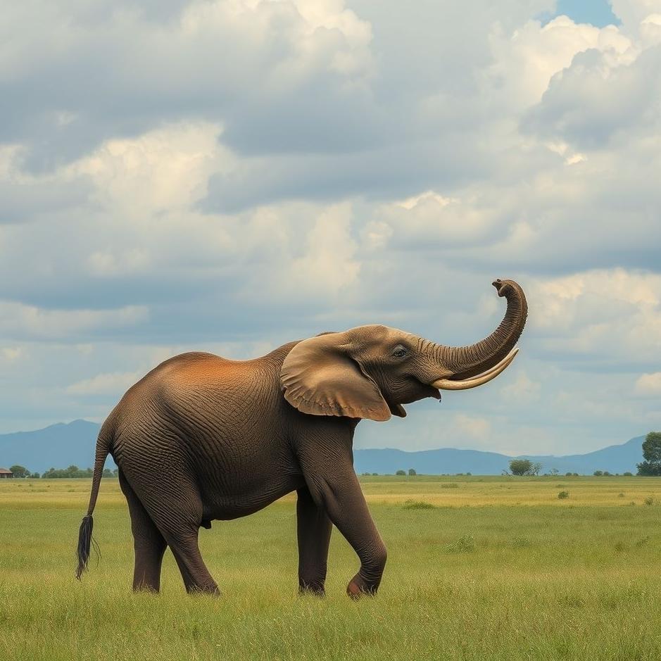 Dream : Saving an elephant in a dream