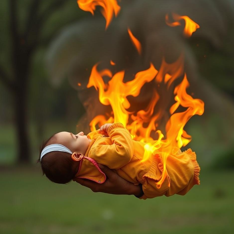 Dream : Saving baby from fire
