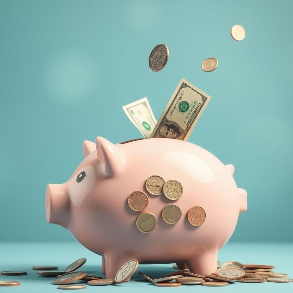 Dream : Saving money in a piggy bank in a dream