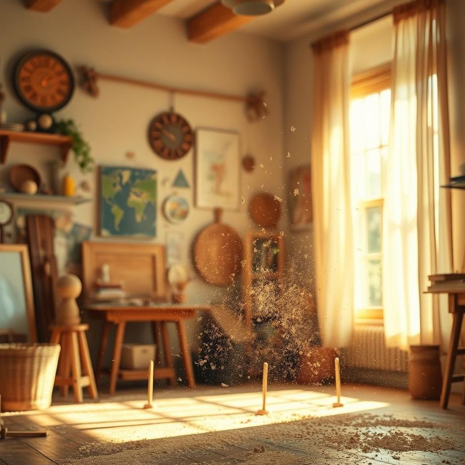 Dream : Sawdust at home in a dream