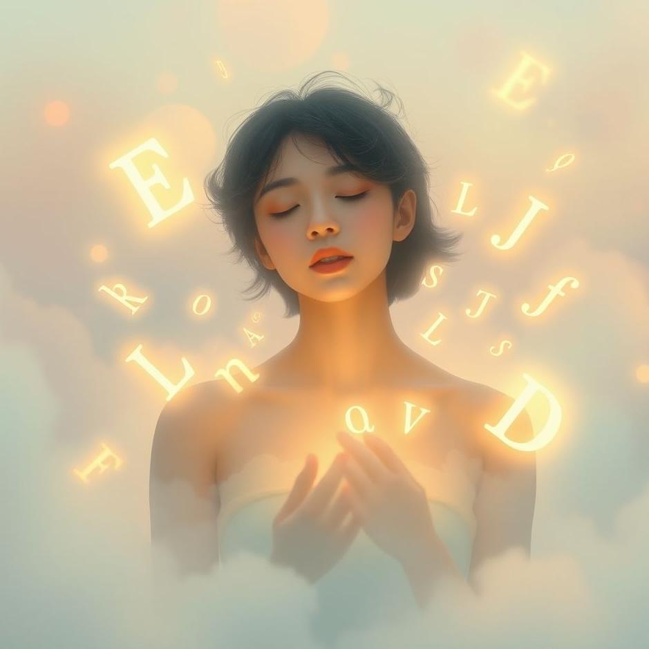 Dream : Saying letters in a dream