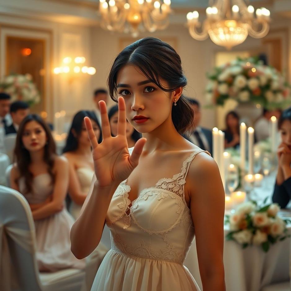 Dream : Saying no at the wedding table in a dream