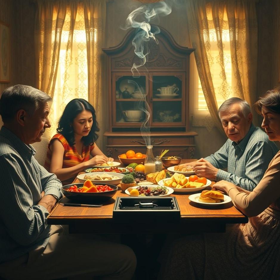 Dream : Saying that smoking in the family in the dream