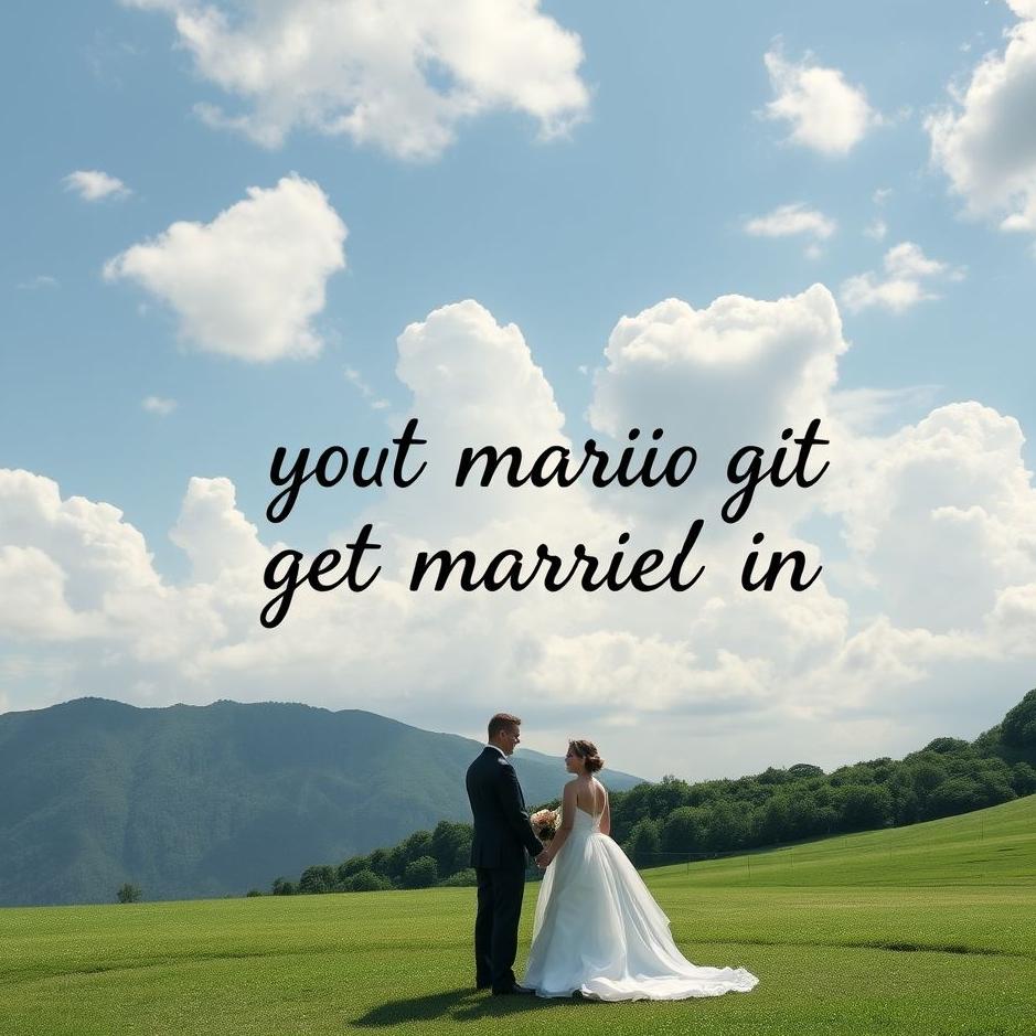 Dream : Saying that you want to get married in a dream