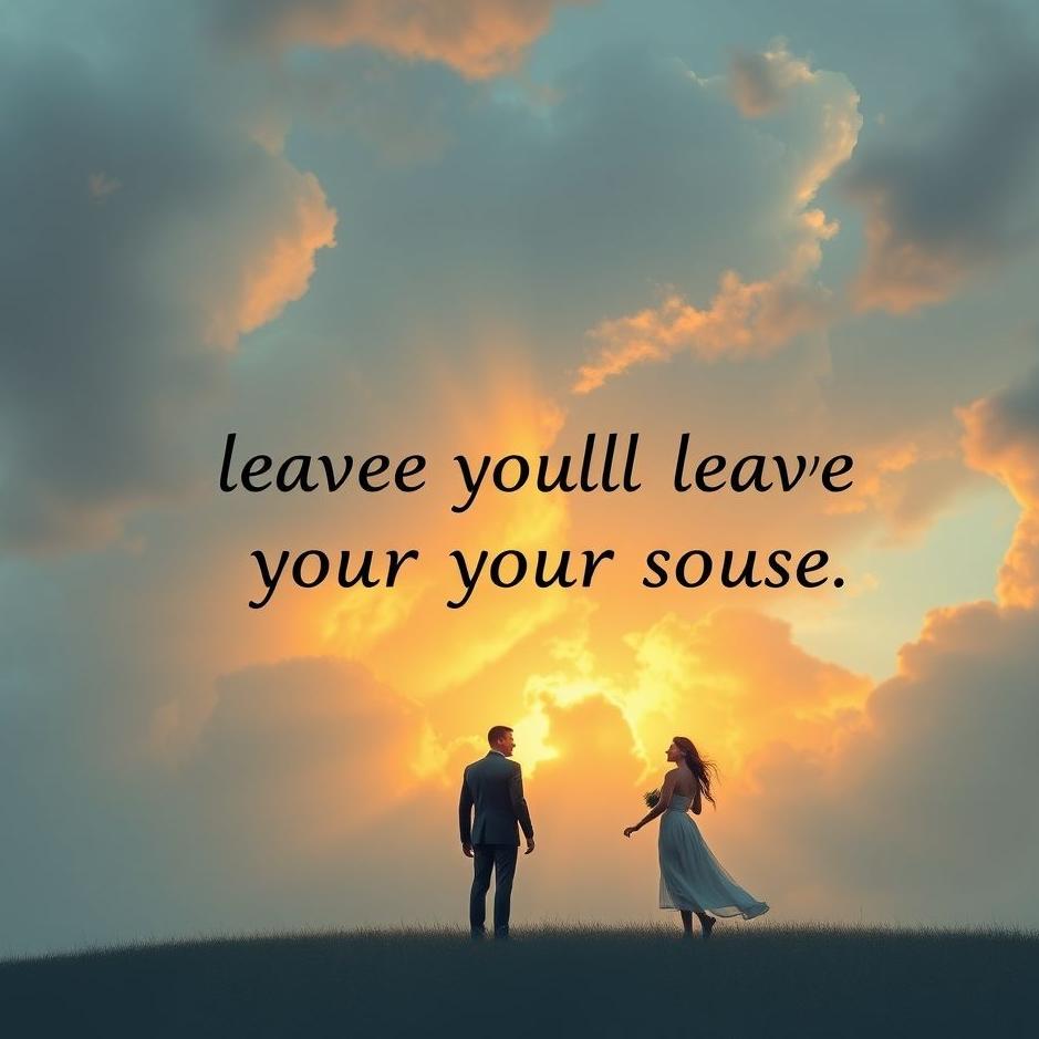 Dream : Saying that you will leave your spouse in a dream