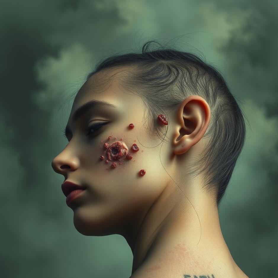 Dream : Scabs on hair in a dream