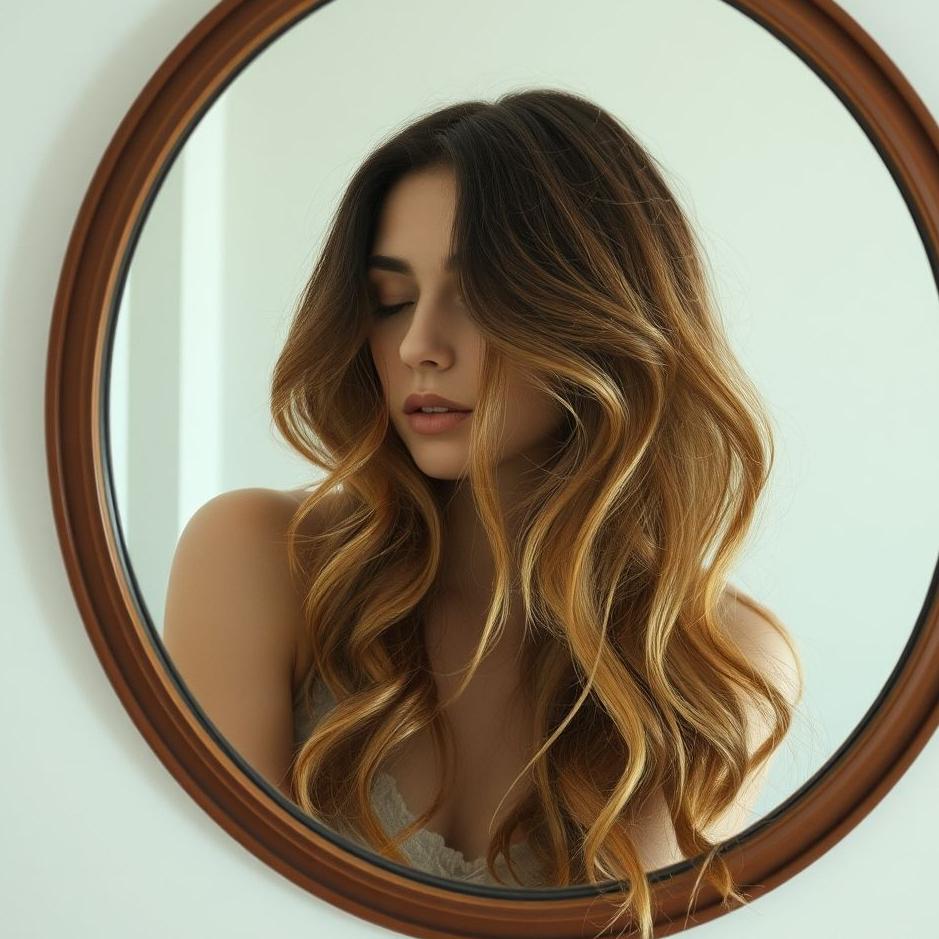 Dream : Scan hair in the mirror in the dream