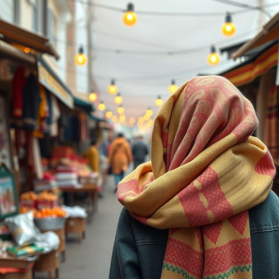 Dream : Scarf in the market in a dream