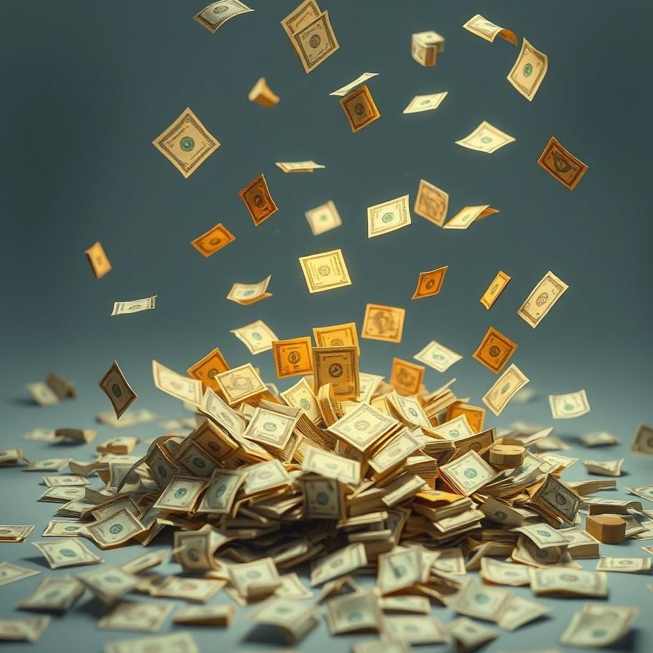 Dream : Scattering money around in a dream