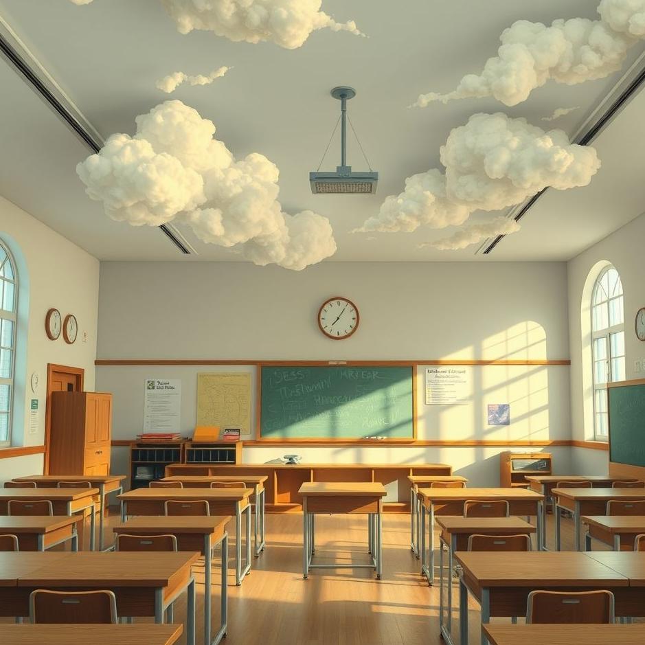 Dream : School and a classroom in a dream