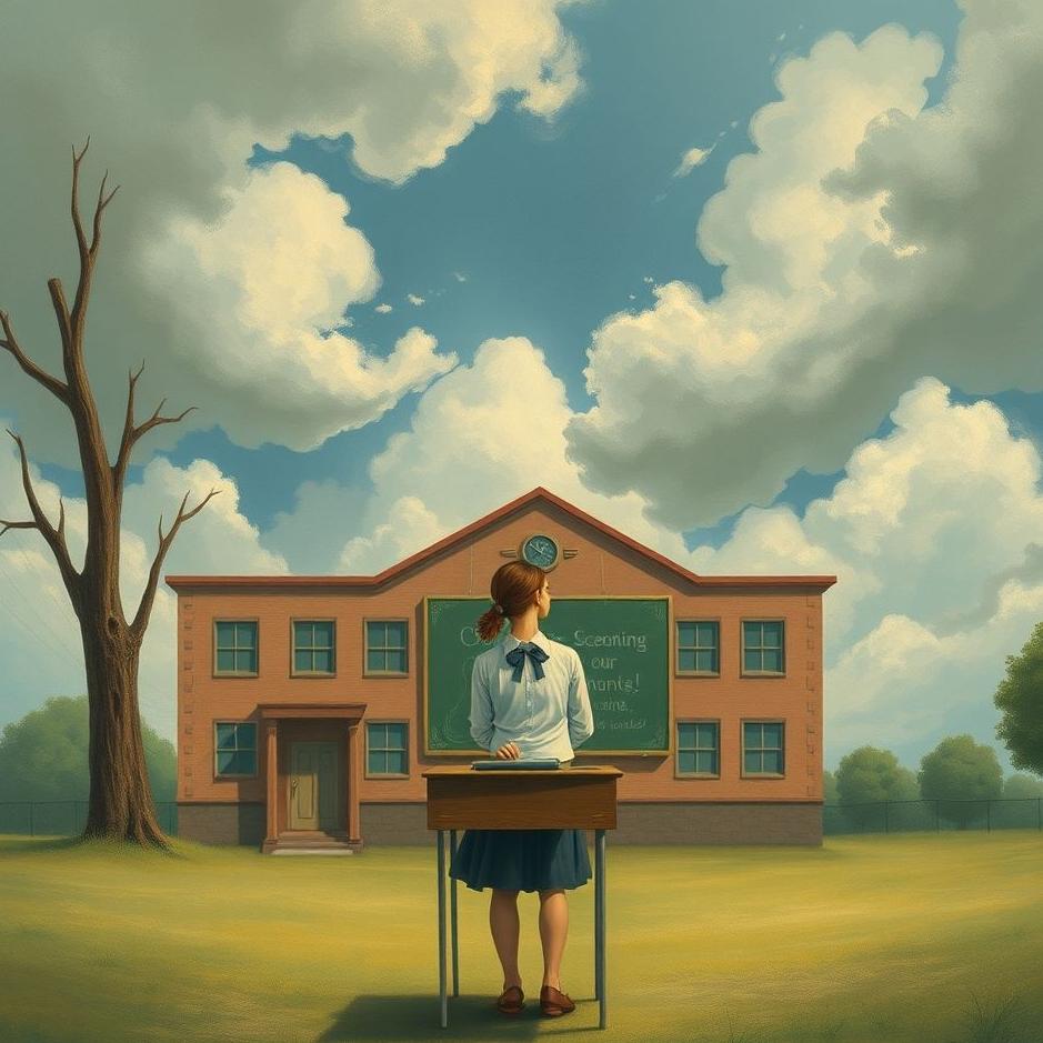 Dream : School and a teacher in a dream
