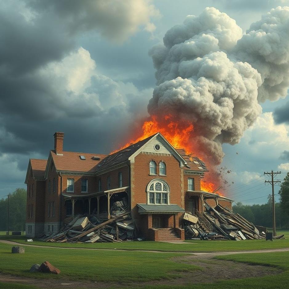 Dream : School collapse in a dream