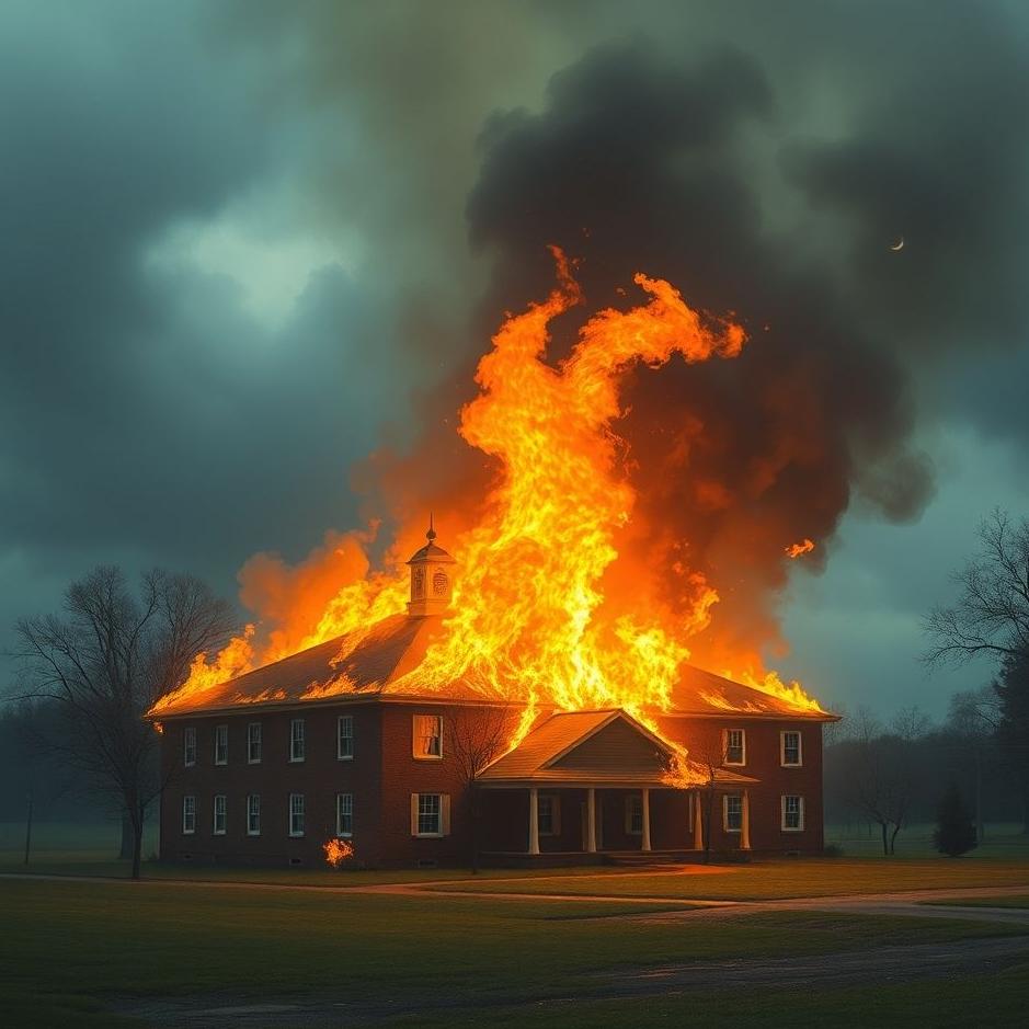 Dream : School fire in a dream