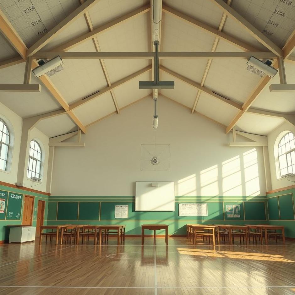 Dream : School gym in a dream