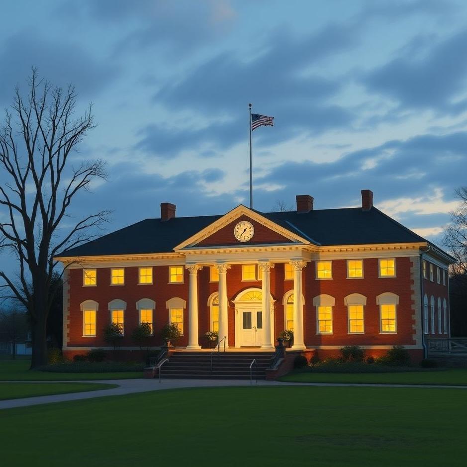 Dream : School in the evening