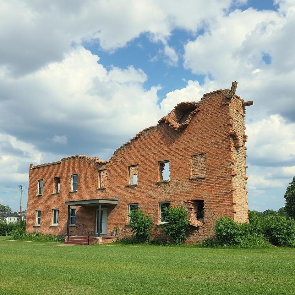 Dream : School wall collapsing in a dream