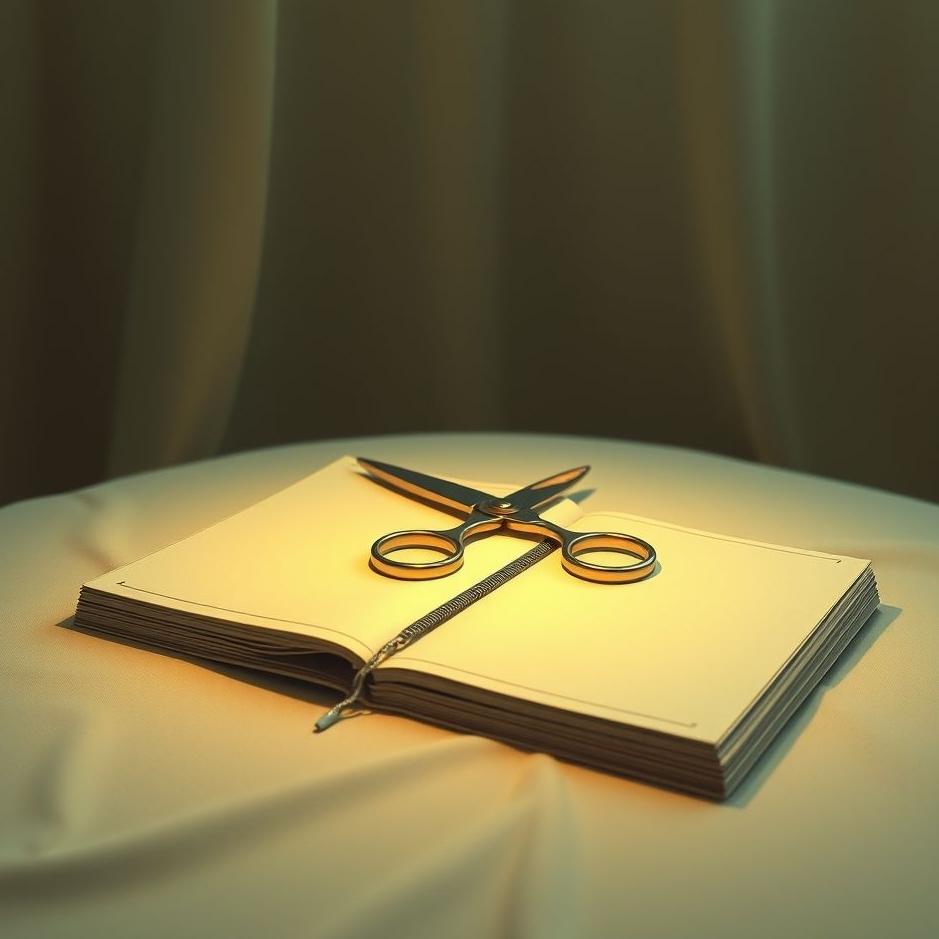 Dream : Scissors on the table in a dream