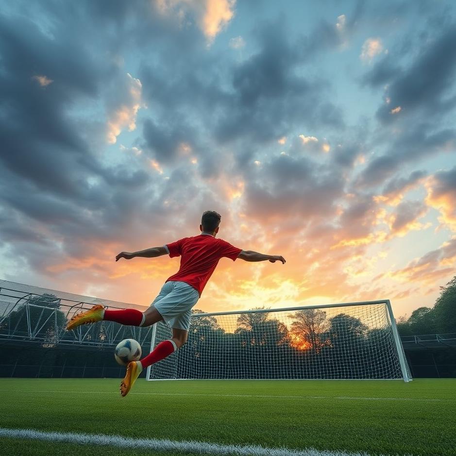 Dream : Scoring a goal in football in a dream