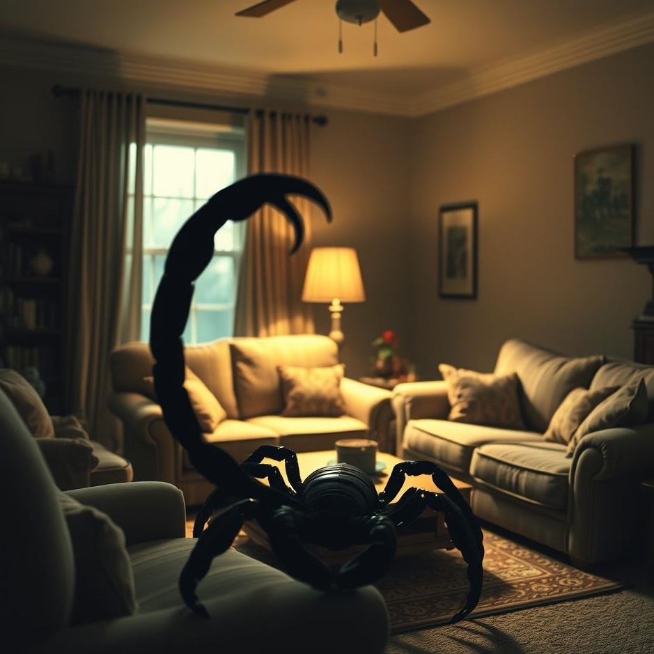 Dream : Scorpion in your own house in a dream