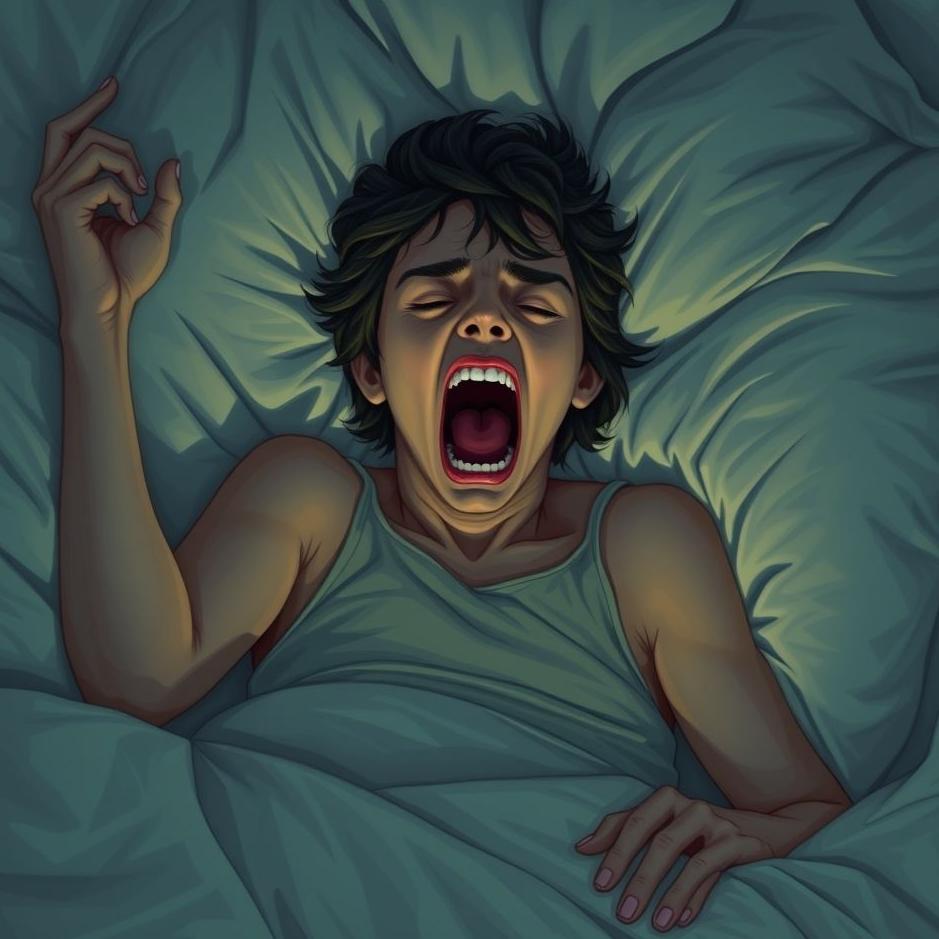 Dream : Screaming and being scared in a dream