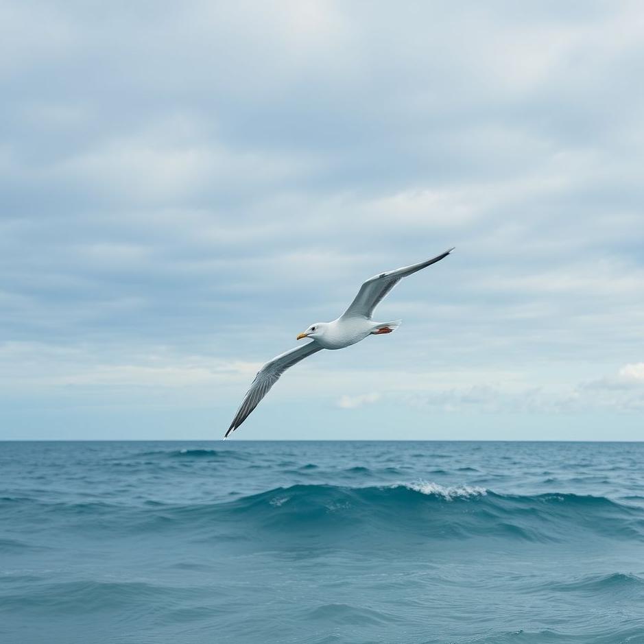 Dream : Seagull and the sea in a dream