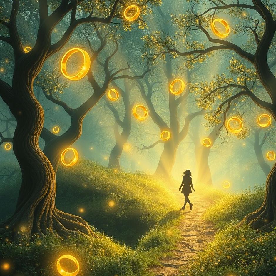 Dream : Search for gold rings in the dream