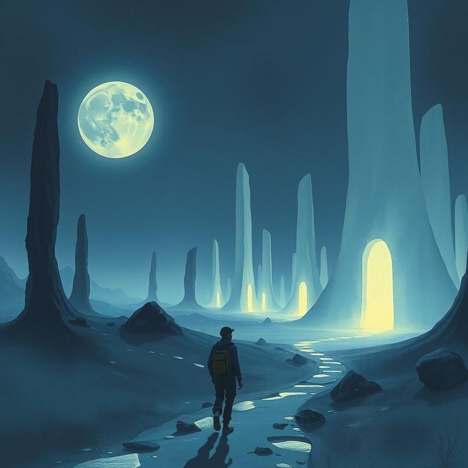 Dream : Searching for a way at night in a dream