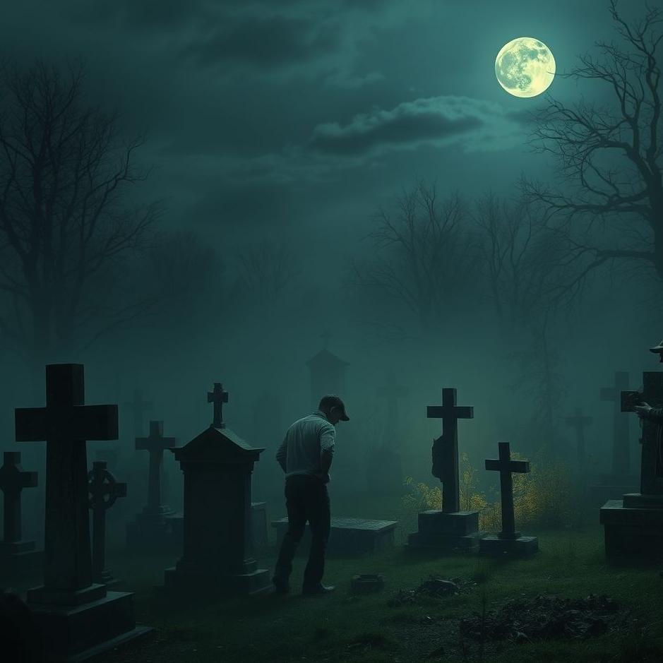 Dream : Searching for treasure in a cemetery in a dream