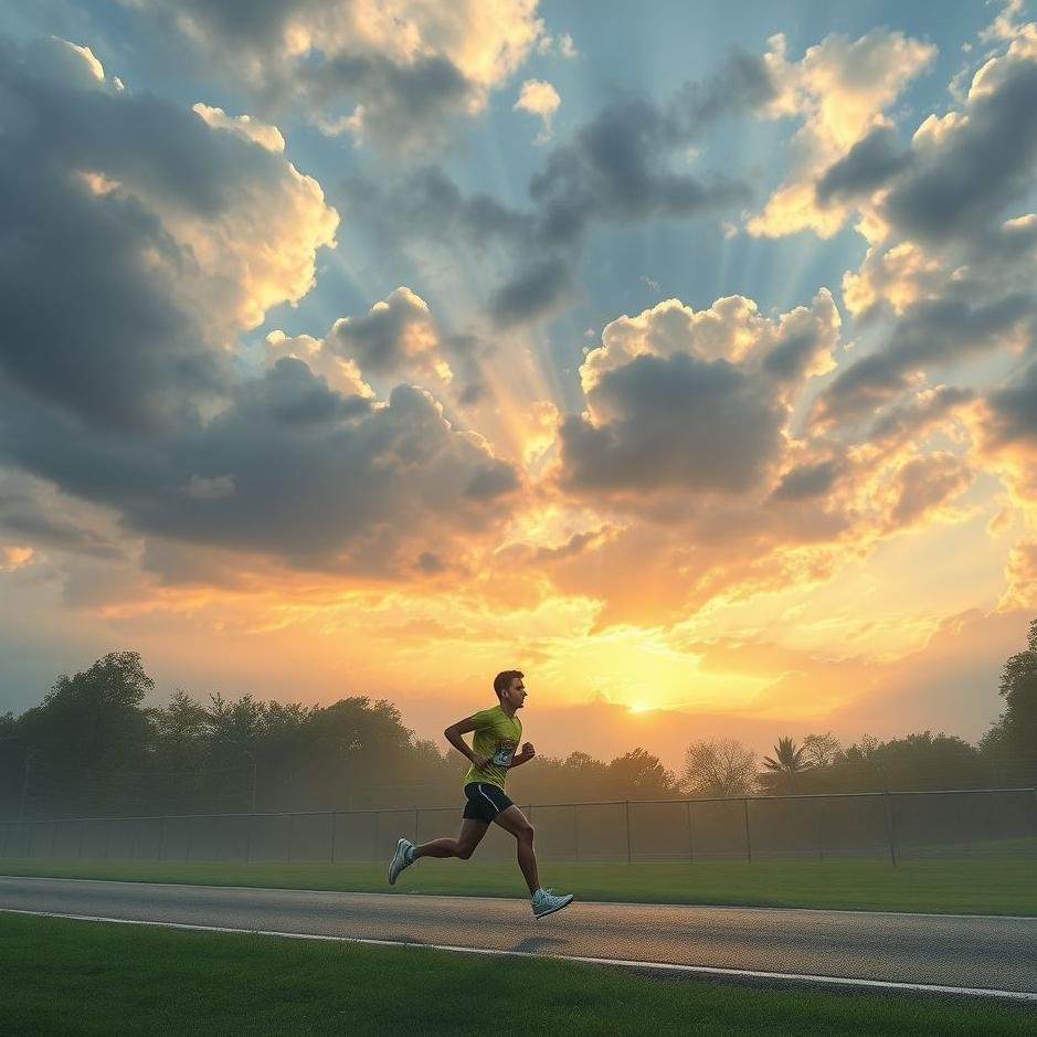 Dream : Second in a running race in a dream