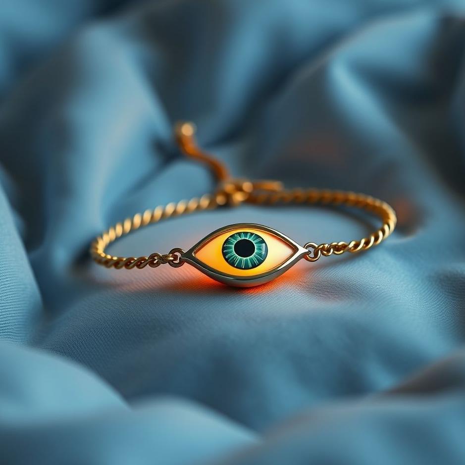 Dream : Seeing a bracelet with an evil eye as a gift in a dream