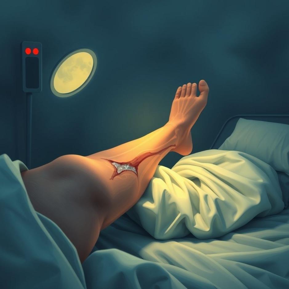 Dream : Seeing a broken leg in an accident in a dream