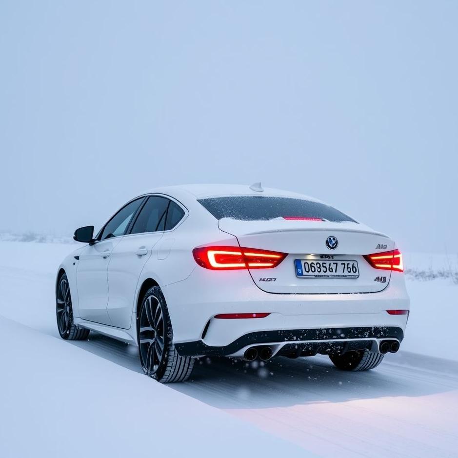 Dream : Seeing a car in the snow in a dream