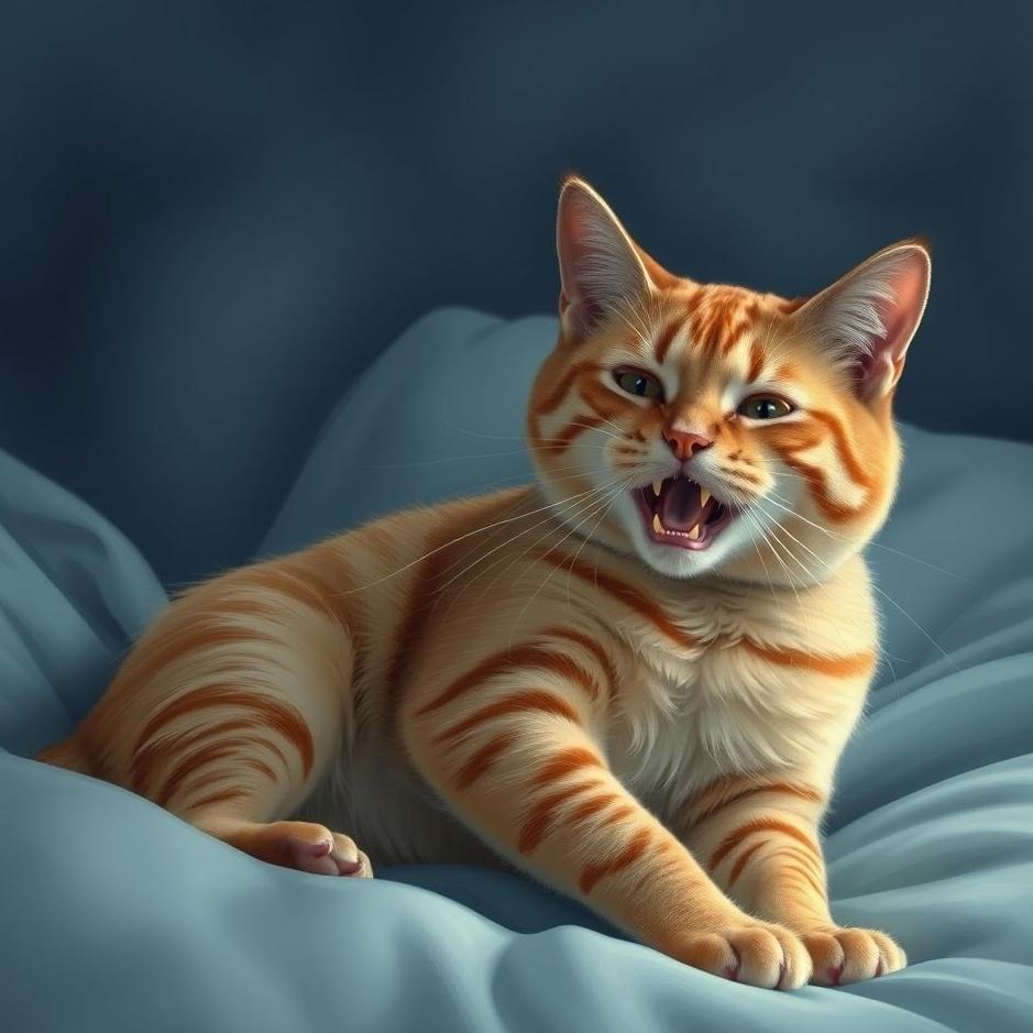 Dream : Seeing a cat biting your leg in a dream