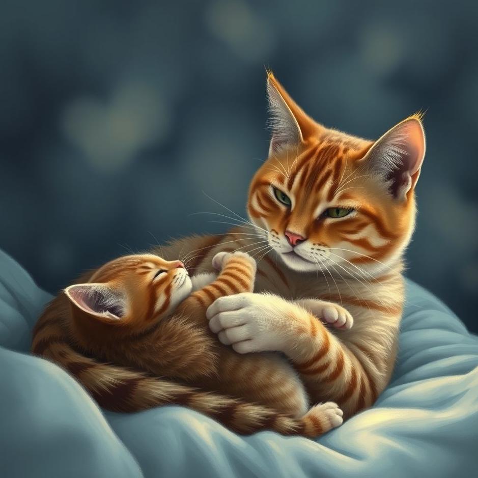 Dream : Seeing a cat giving birth in a dream