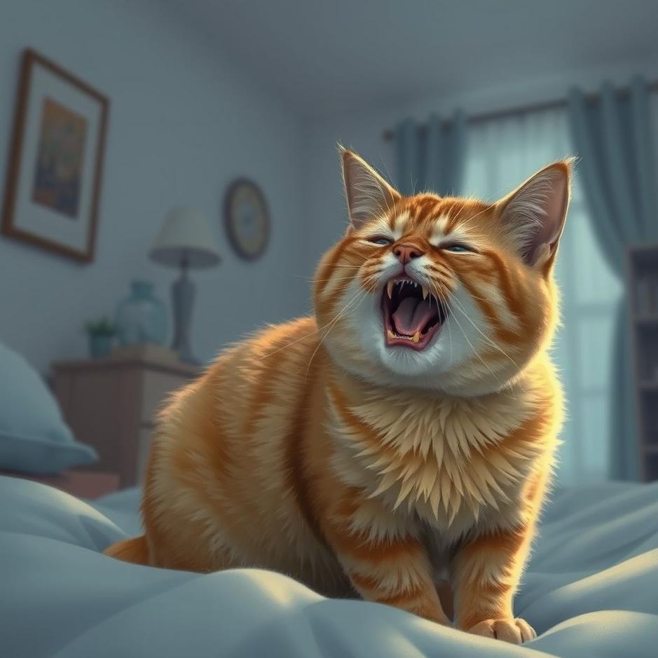 Dream : Seeing a cat vomiting in the house in a dream