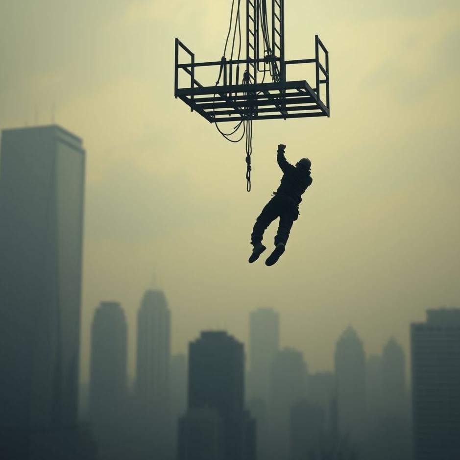 Dream : Seeing a construction worker fall in a dream