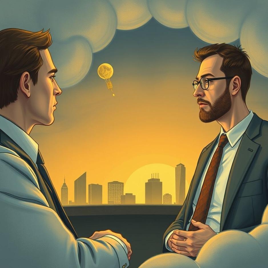 Dream : Seeing a conversation with a businessman in a dream