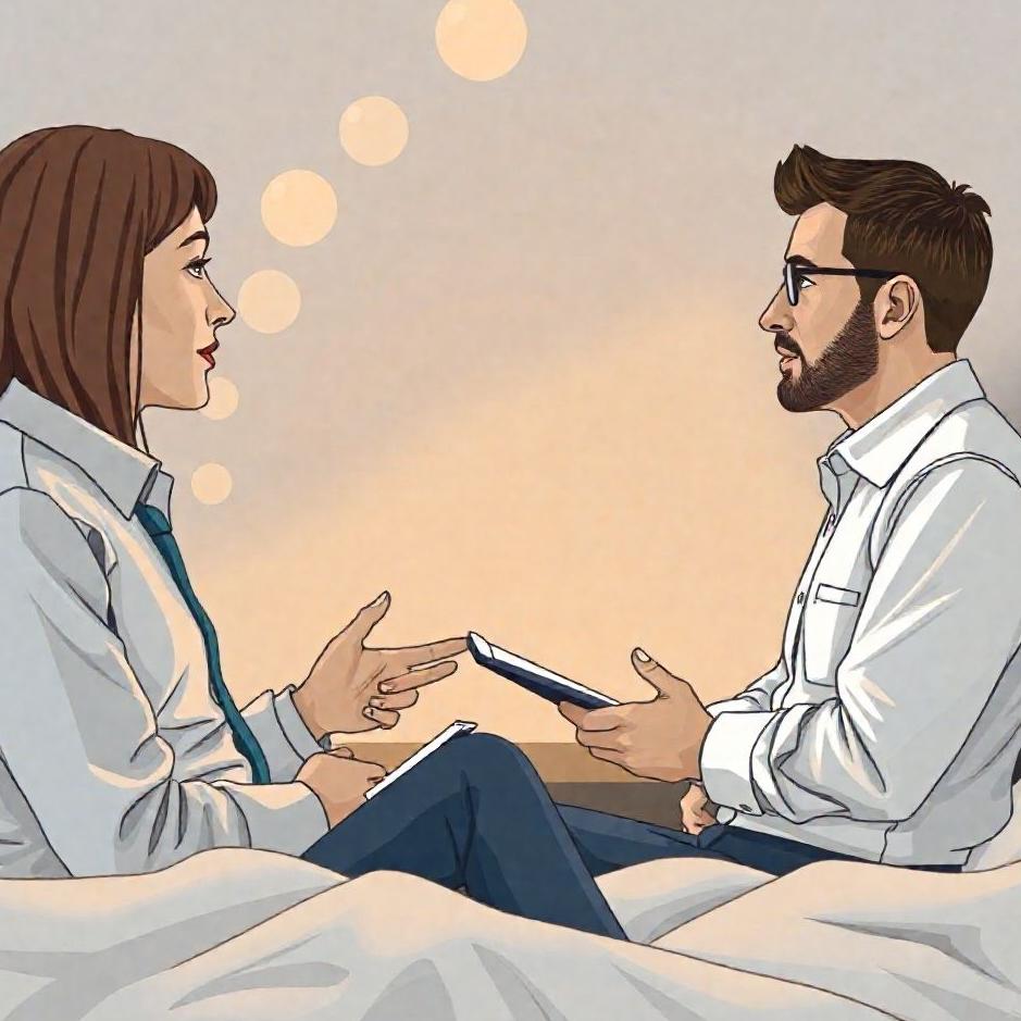 Dream : Seeing a conversation with a co-worker in a dream