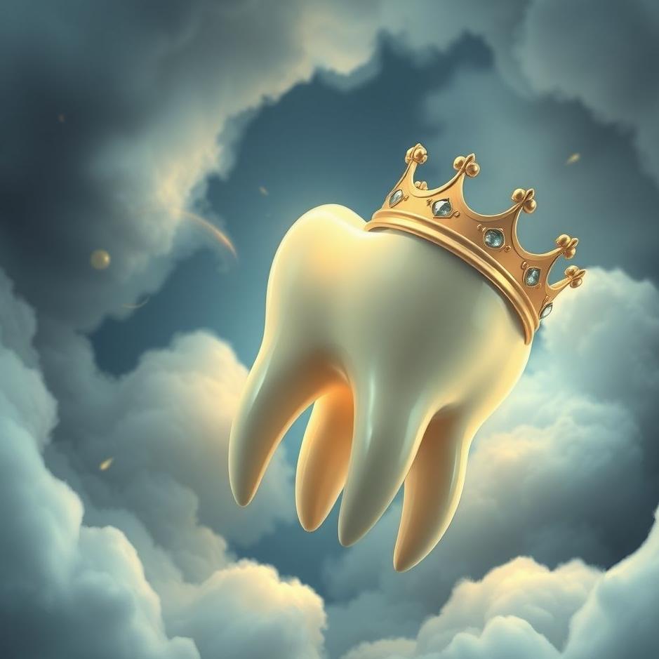 Dream : Seeing a crowned tooth moving in a dream