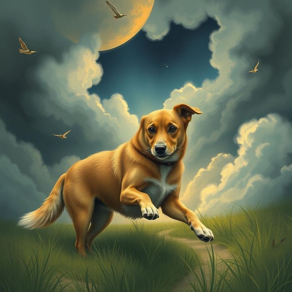 Dream : Seeing a dog blocking your way in a dream