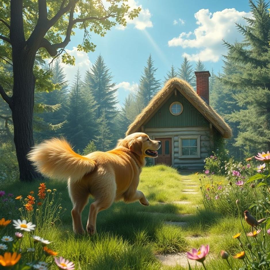 Dream : Seeing a dog chasing from home in a dream
