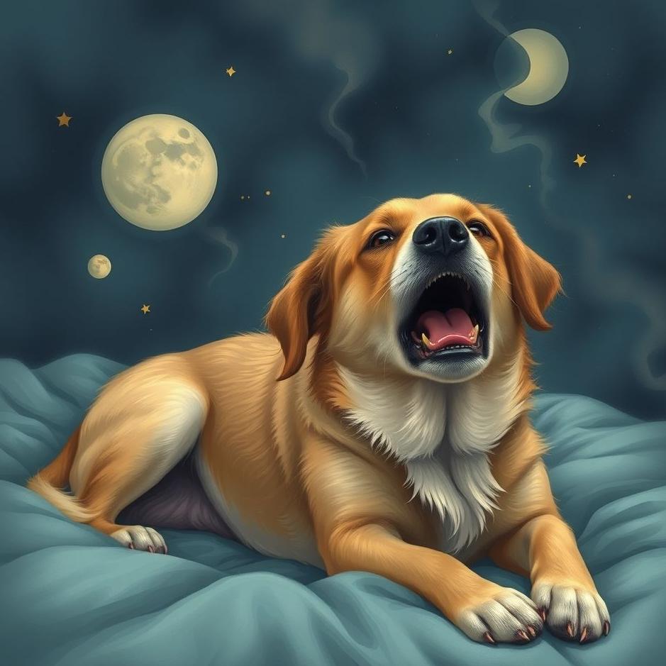 Dream : Seeing a dog vomiting in a dream