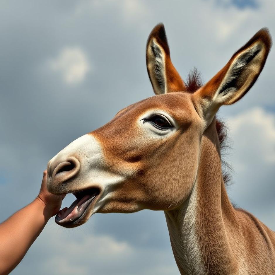 Dream : Seeing a donkey bite your arm in a dream