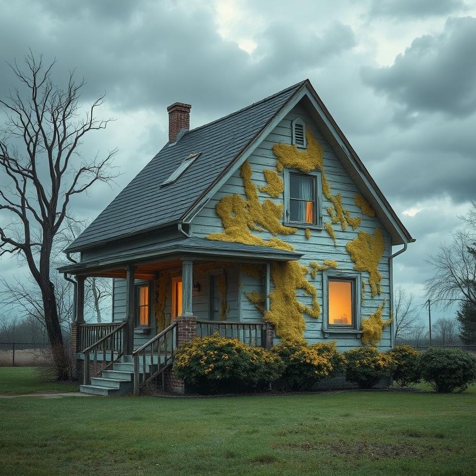 Dream : Seeing a house moldy in a dream