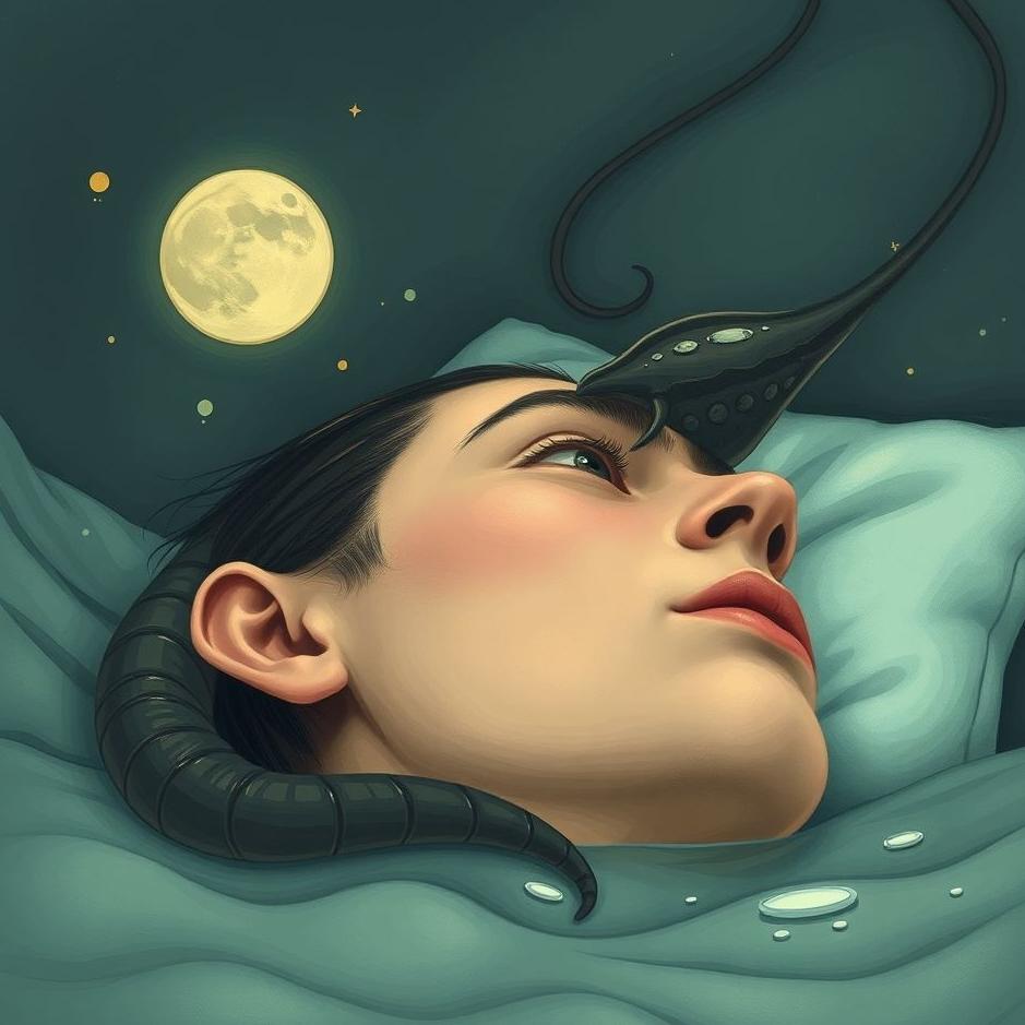 Dream : Seeing a leech stuck to your head in a dream
