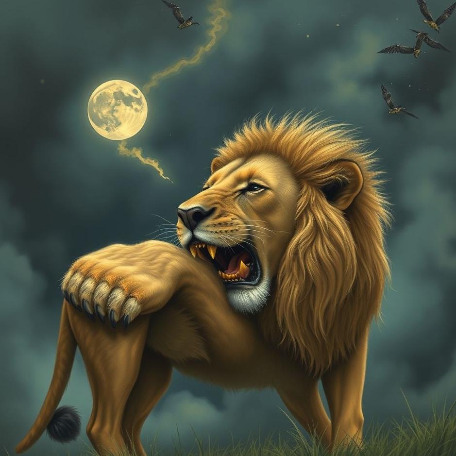 Dream : Seeing a lion bite your arm in a dream
