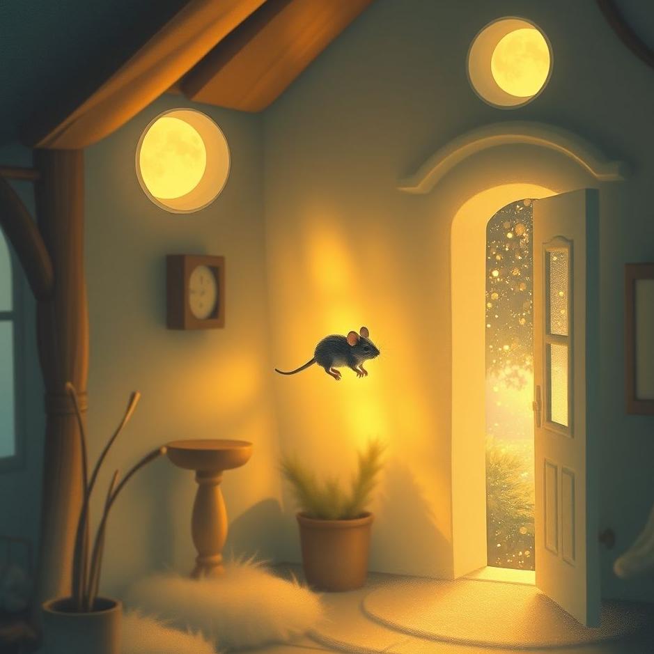 Dream : Seeing a mouse being taken out of the house in a dream